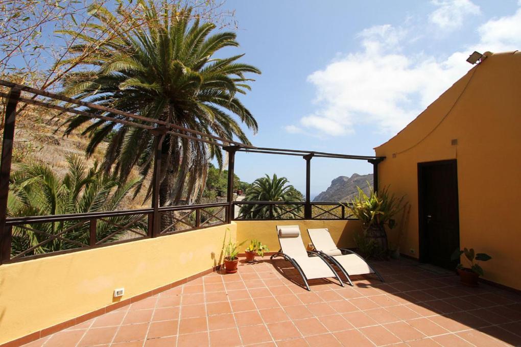 Casa Rural Los Aromos - Wunderschones Landhaus Mit Meerblick Hermigua Dış mekan fotoğraf